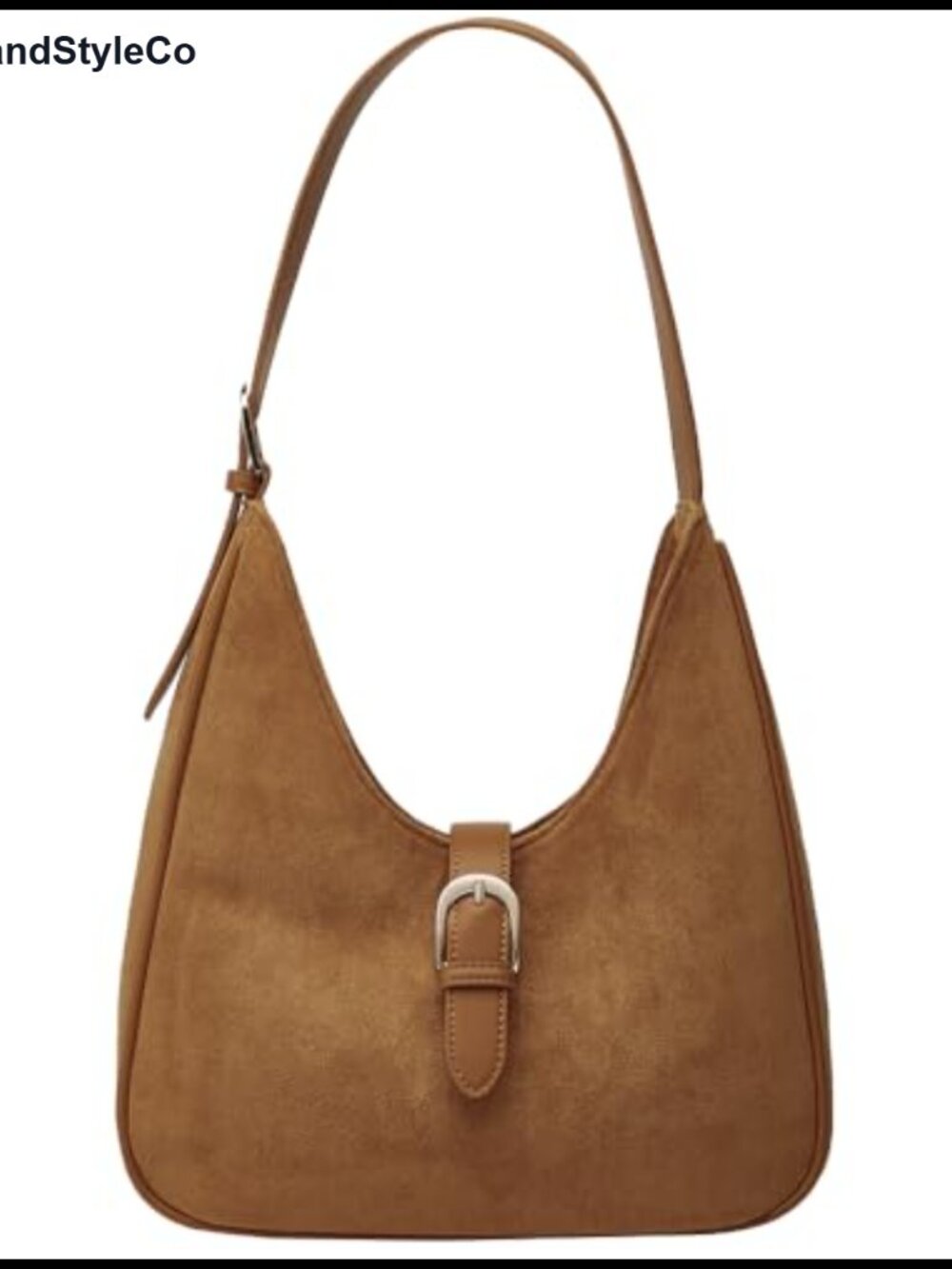 Faux Suede Shoulder Bag Retro Saddle Clutch Work Purse Y2K Tote